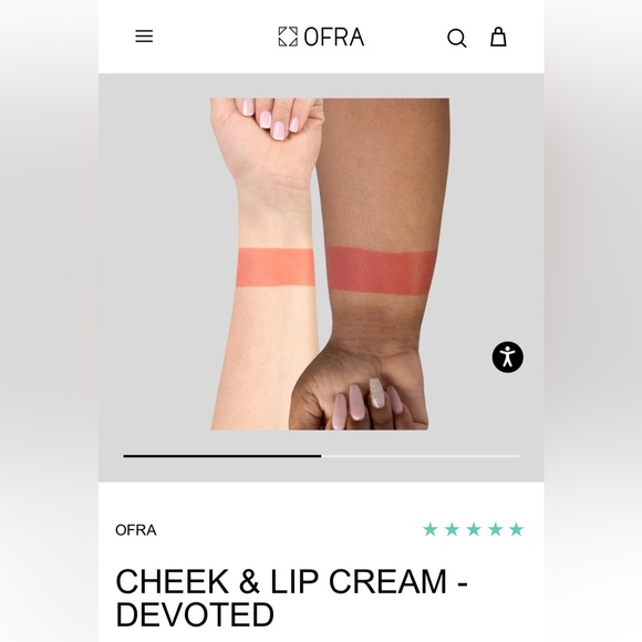 2/$25 OFRA COSMETICS CHEEK AND LIP CREAM name DEVOTED! BRAND NEW in the box! - Picture 5 of 12